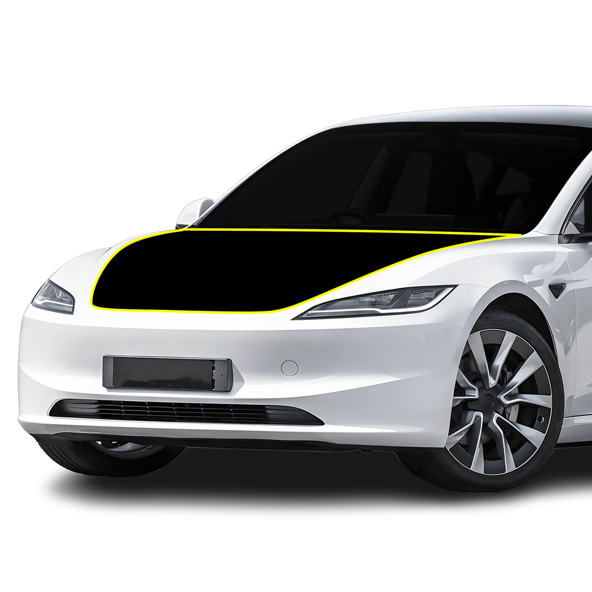 Fits Tesla Model 3 2024+ Precut Premium Gloss Black Carbon Fiber