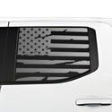 Fits Toyota Tacoma 2024+ Side Window American Flag Vinyl Decal Stickers