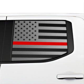 Buy thin-red-line Fits Toyota Tacoma 2024+ Side Window American Flag Vinyl Decal Stickers