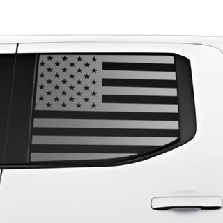 Fits Toyota Tacoma 2024+ Side Window American Flag Vinyl Decal Stickers