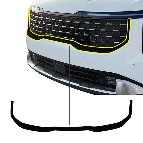 Vinyl Chrome Delete Grille Side Window Rear Blackout Decal Stickers Overlay Film Fits Kia Carnival 2022-2025