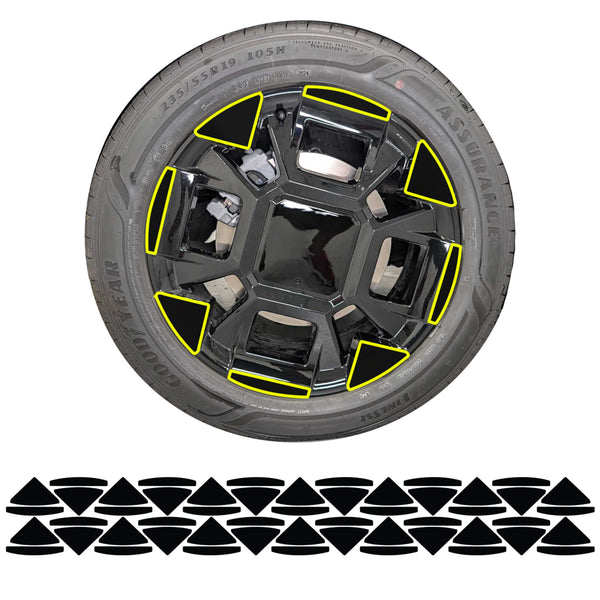 Vinyl Chrome Delete Grille Side Window Rear Blackout Decal Stickers Overlay Film Fits Kia Carnival 2022-2025