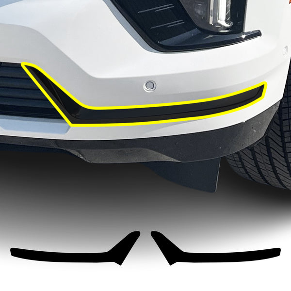 Vinyl Chrome Delete Side Window Blackout Decal Stickers Overlay Film Fits Cadillac Escalade 2021-2024