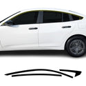 Nissan Sentra 2026+ Blackout Chrome Delete Kit – Precut Gloss Black Vinyl Overlays Film