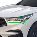 Acura RDX 2019–2026 Dark Smoke Headlight & Taillight Tint Kit – Precut Vinyl Lens Overlays