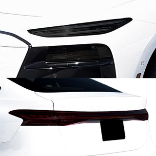 Audi A6 S6 e-tron 2025-2027 Dark Smoke Headlight & Taillight Tint Kit – Precut Vinyl Lens Overlays Film