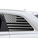 Fits Audi Q7 2017-2026 Quarter Window American Flag Vinyl Decal Stickers