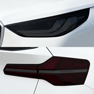 BMW X3 2025-2026 Dark Smoke Headlight & Taillight Tint Kit – Precut Vinyl Lens Overlays Film