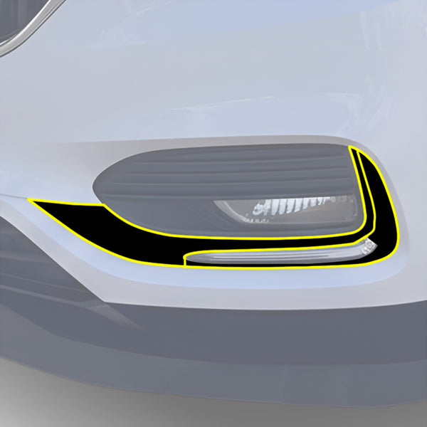 Fits Buick Enclave 2018-2021 Vinyl Chrome Delete Grille Blackout Decal Stickers Overlay Film