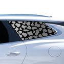 Fits Buick Enclave 2018-2024 Animal Leopard Cheetah Cow Window Vinyl Decal Stickers - Matte Black