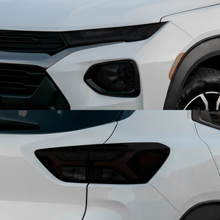 Chevrolet Trailblazer 2021–2023 Dark Smoke Headlight & Taillight Tint Kit – Precut Vinyl Lens Overlays