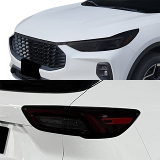 Ford Escape 2023-2026 ST-Line Elite & Platinum Dark Smoke Headlight & Taillight Tint Kit – Precut Vinyl Lens Overlays Film