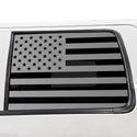 American Flag Rear Window Decal for Ford F150 2009-2014 – Precut Matte Black Vinyl