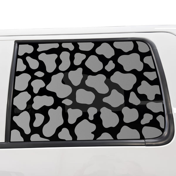 Animal Leopard Cheetah Rear Window Windshield Vinyl Decal Stickers Fits Ford F150 SuperCrew Cab 2009-2014