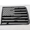 American Flag Rear Window Decal for Ford F150 2009-2014 – Precut Matte Black Vinyl