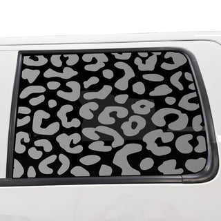 Animal Leopard Cheetah Rear Window Windshield Vinyl Decal Stickers Fits Ford F150 SuperCrew Cab 2009-2014