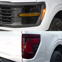 Ford F-150 2024-2026 Dark Smoke Headlight & Taillight Tint Kit – Precut Vinyl Lens Overlays Film