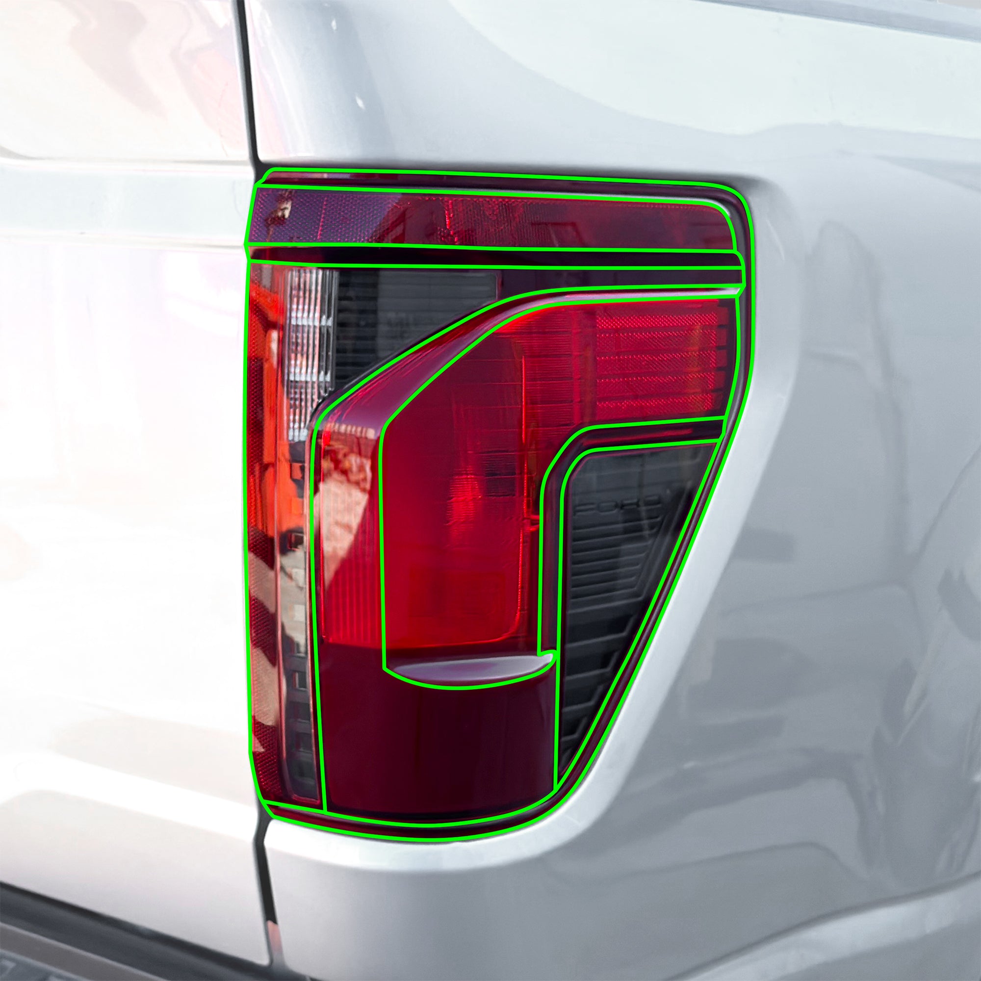 Ford F-150 2024-2026 Dark Smoke Headlight & Taillight Tint Kit – Precut Vinyl Lens Overlays Film