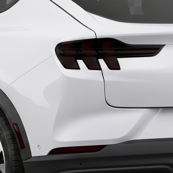 Ford Mustang Mach-E 2021–2026 Dark Smoke Headlight & Taillight Tint Kit – Precut Vinyl Lens Overlays