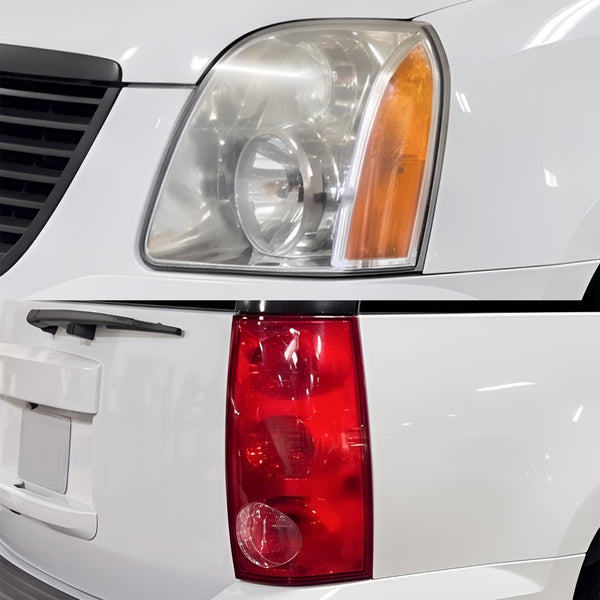 Fits GMC Yukon 2007-2014 Full Headlight Taillight Precut Smoked PPF Tint Kit Film Overlay