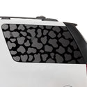 Fits GMC Yukon 2007-2014 Animal Leopard Cheetah Cow Window Vinyl Decal Stickers - Matte Black
