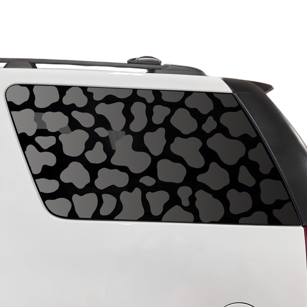 Fits GMC Yukon 2007-2014 Animal Leopard Cheetah Cow Window Vinyl Decal Stickers - Matte Black