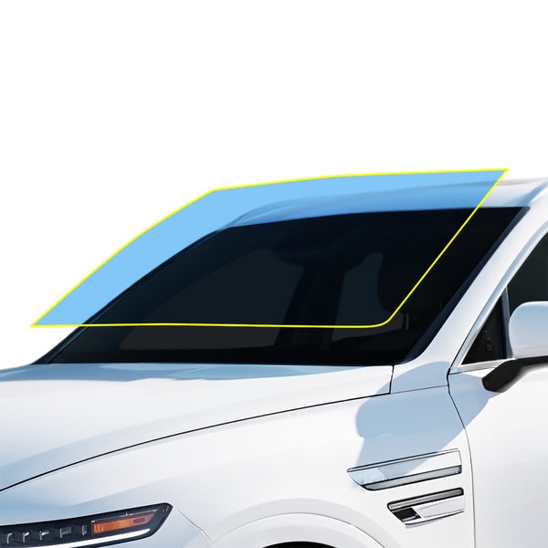 Genesis GV80 SUV 2021-2026 Windshield Protection Film Kit – Precut Clear PPF (Rock Chip Protection)