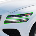 Genesis GV80 SUV 2021-2026 Dark Smoke Headlight & Taillight Tint Kit – Precut Vinyl Lens Overlays Film