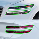 Genesis GV80 SUV 2021-2026 Dark Smoke Headlight & Taillight Tint Kit – Precut Vinyl Lens Overlays Film