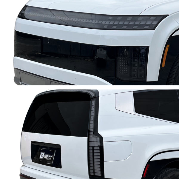 Hyundai Ioniq 9 2026+ Dark Smoke Headlight & Taillight Tint Kit – Precut Vinyl Lens Overlays Film