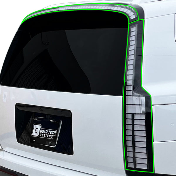 Hyundai Ioniq 9 2026+ Dark Smoke Headlight & Taillight Tint Kit – Precut Vinyl Lens Overlays Film