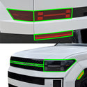 Fits Hyundai Santa Fe 2024-2026 Full Headlight Taillight Precut Smoked PPF Tint Kit Film Overlay