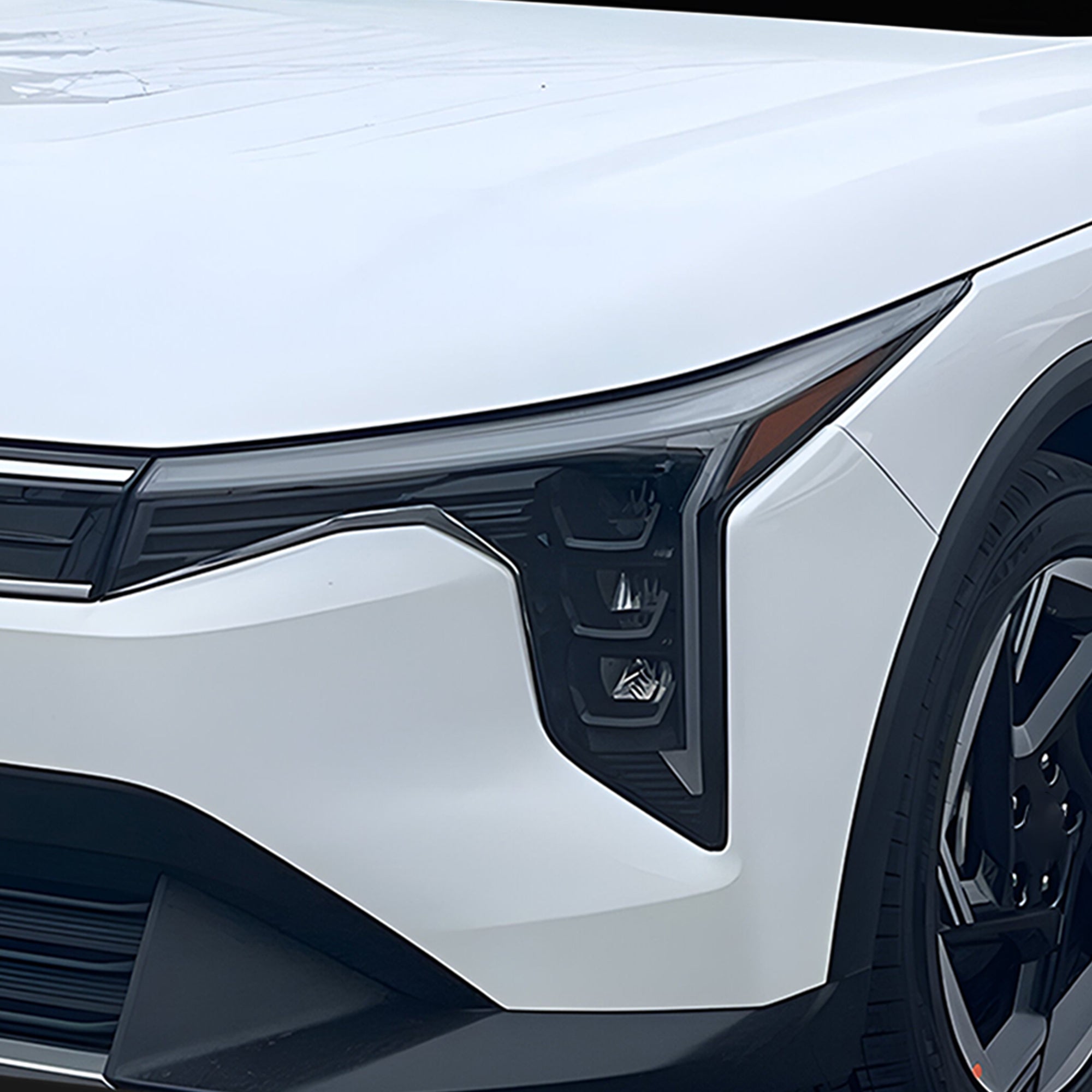 Fits KIA K4 2025+ Full Headlight Taillight Precut Smoked PPF Tint Kit Film Overlay 2025 - 2026 - Bogar Tech Designs