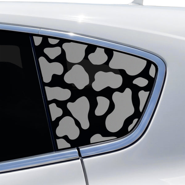 Fits Maserati Levante 2017-2024 Animal Leopard Cheetah Cow Window Vinyl Decal Stickers - Matte Black