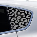 Fits Maserati Levante 2017-2024 Animal Leopard Cheetah Cow Window Vinyl Decal Stickers - Matte Black