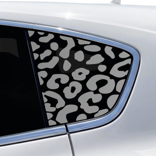Fits Maserati Levante 2017-2024 Animal Leopard Cheetah Cow Window Vinyl Decal Stickers - Matte Black