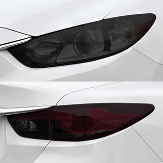Fits Mazda Mazda6 2014-2017 Full Headlight Taillight Precut Smoked PPF Tint Kit Film Overlay