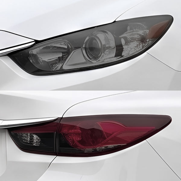 Fits Mazda Mazda6 2014-2017 Full Headlight Taillight Precut Smoked PPF Tint Kit Film Overlay