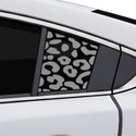 Fits Mazda Mazda6 2014-2021 Animal Leopard Cheetah Cow Window Vinyl Decal Stickers - Matte Black
