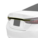 Fits Mazda Mazda6 2014-2017 Vinyl Chrome Delete Grille Blackout Decal Stickers Overlay Film