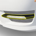 Fits Mercedes-Benz C250 2012-2015 Vinyl Chrome Delete Grille Blackout Decal Stickers Overlay Film