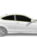 Fits Mercedes-Benz C250 2012-2015 Vinyl Chrome Delete Grille Blackout Decal Stickers Overlay Film