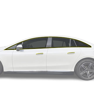 Fits Mercedes-Benz EQE Sedan 2023-2026 Vinyl Chrome Delete Grille Blackout Decal Stickers Overlay Film