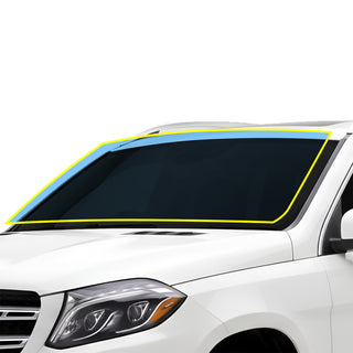 Mercedes-Benz GLS 2017-2019 Windshield Protection Film Kit – Precut Clear PPF (Rock Chip Protection)