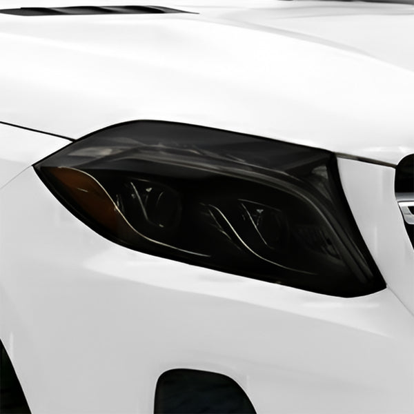 Mercedes-Benz GLS 2017-2019 Dark Smoke Headlight & Taillight Tint Kit – Precut Vinyl Lens Overlays Film