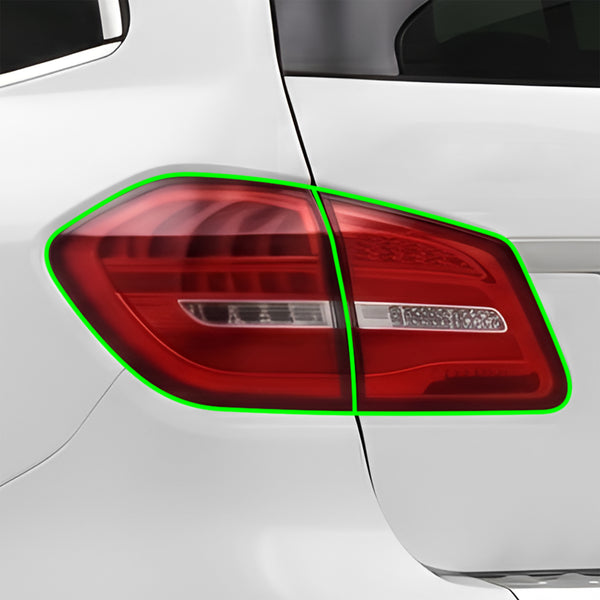 Mercedes-Benz GLS 2017-2019 Dark Smoke Headlight & Taillight Tint Kit – Precut Vinyl Lens Overlays Film