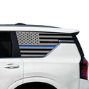 American Flag Quarter Window Decal for Nissan Armada 2025-2026 – Precut Matte Black Vinyl