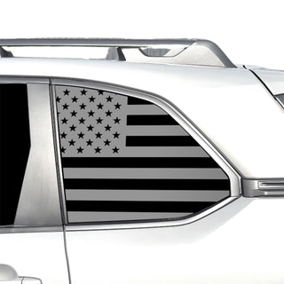 Fits Subaru Forester 2025-2027 Quarter Window American Flag Vinyl Decal Stickers
