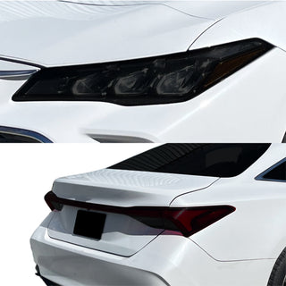 Toyota Avalon 2019-2022 Dark Smoke Headlight & Taillight Tint Kit – Precut Vinyl Lens Overlays Film