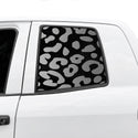 Animal Leopard Cheetah Rear Window Windshield Vinyl Decal Stickers Fits Toyota Tundra 2007-2021